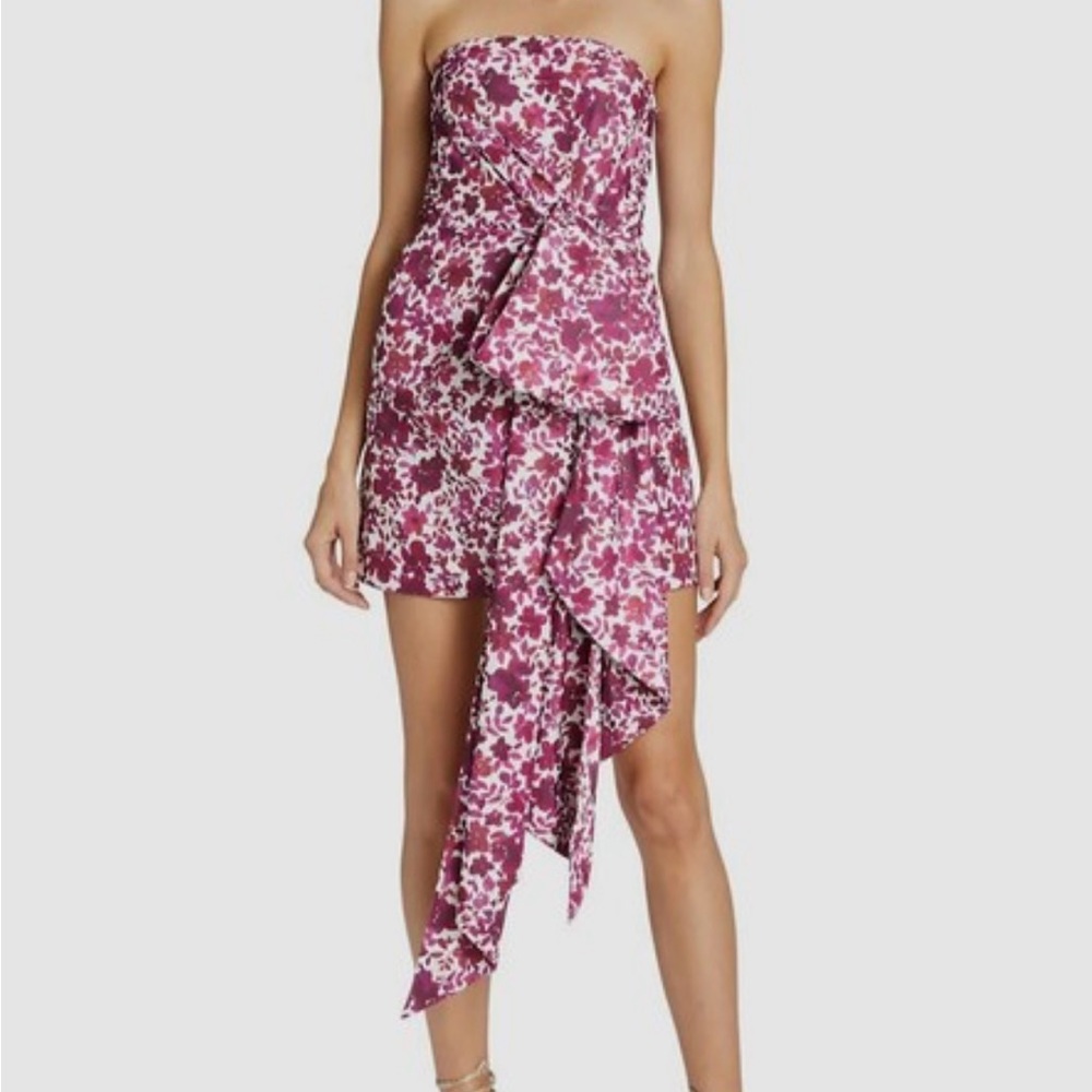 Floral Strapless Dress